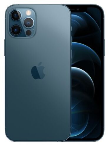 Apple iPhone: IPhone 12 Pro, Б/у, 128 ГБ, Синий, Чехол, 79 %