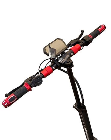 Электротранспорт: Elektrik skuter – off-road təkərli, güclü işıqlandırma və oturacaqlı — 3