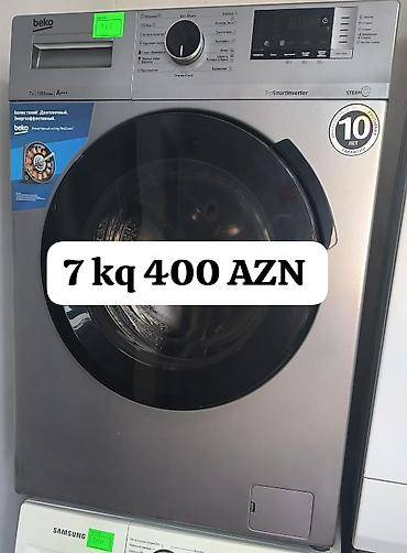 Стиральная машина Beko, 7 кг, Б/у, Автомат, Без сушки, Нет кредита, Самовывоз, Платная доставка at lalafo.az Стиральная машина Beko, 7 кг, Б/у, Автомат, Без сушки, Нет кредита, Самовывоз, Платная доставка