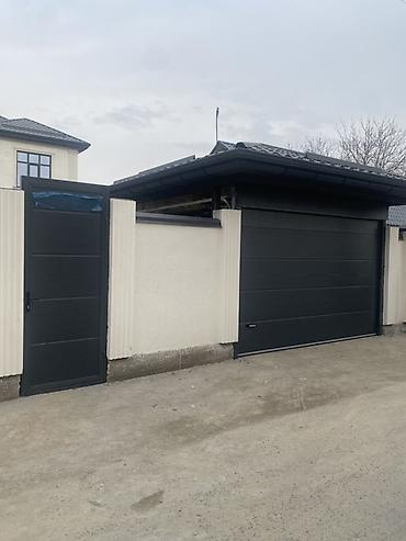 Откатные ворота: Откатные ворота из сэндвич‑панелей с автоматикой - Полотно — 1