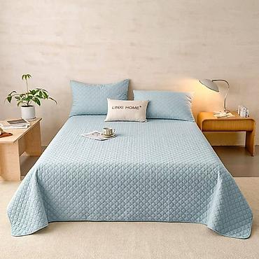 bed sheets: Стеганый пакрывало для спальни LINXI HOME Размеры 200/230-160-200 - — 2