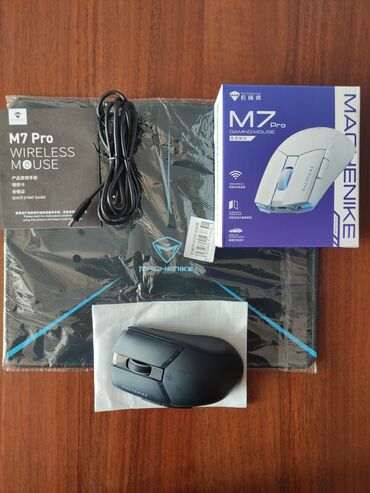 noutbuk çantaları: Machenike M7 Pro Gaming Mouse + Machenike Mousepad Yenidir. Alındığı