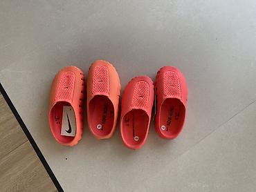 саба: Лёгкие сабо/кроксы Nike – ярко‑кораллового цвета - Модель: Nike — 1