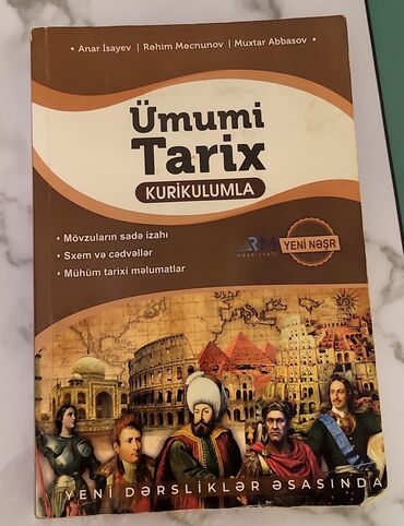 Anar İsayev Ümumi tarix yeni nəşr kitab