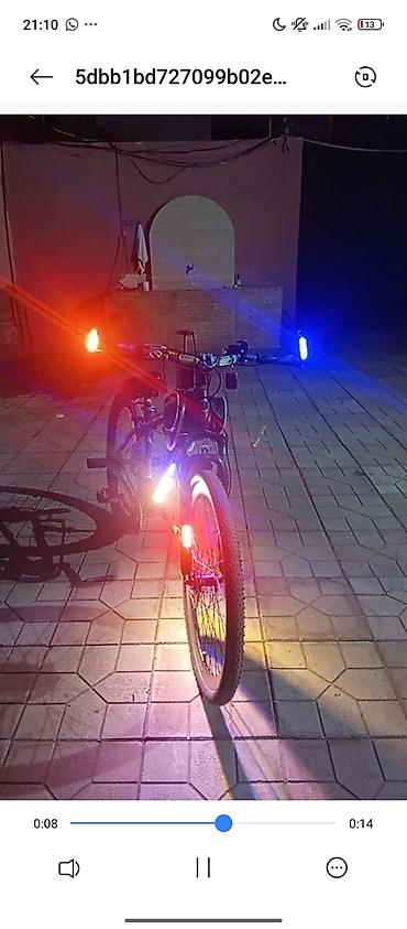 air bike: Velosiped üçün LED işıqlandırma dəsti - Gecə və zəif işıqda maksimum — 2