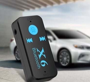 Audio oprema za auto: Bluetooth X6 audio prijemnik sa ugrađenim mikrofonom - Pretvara bilo — 3