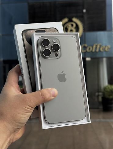 15 pro ma: IPhone 15 Pro Max, Новый, 256 ГБ, Natural Titanium, Защитное стекло, Чехол, Коробка, 88 % — 1