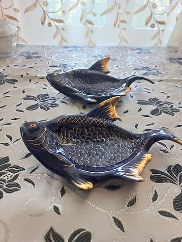 bosqab: Məhsul: Porcelain balıq formalı boşqablar (2 ədəd) Təsvir: - Dulevo — 1