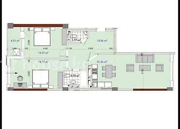 крейсер жк: 3 комнаты, 89 м², 6 этаж, ПСО (под самоотделку) — 4