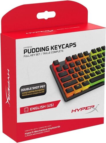 klaviatur: Hyperx Pudding keycaps Teze, Bagli qutuda.

Klaviatura üçün klavişlər