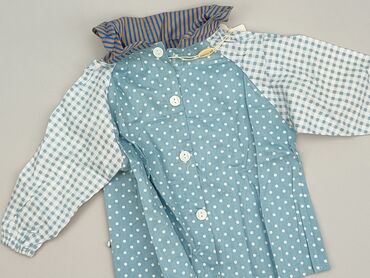 Shirts: Shirt 2-3 years, condition - Perfect, pattern - Peas, color - Light blue