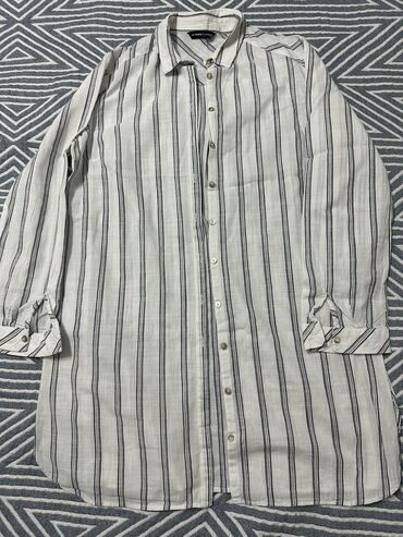 рубашки мужские вельветовые: Рубашка M (EU 38), цвет - Белый