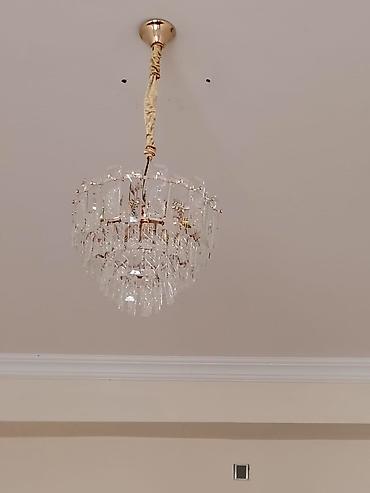 Çılçıraq, 4 lampa, Xrustal