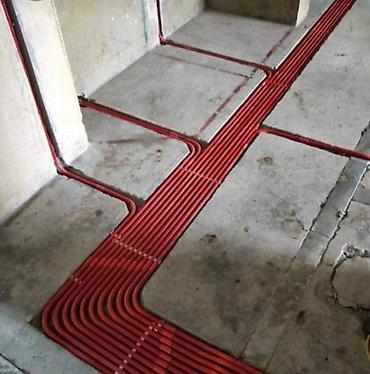 tam insaat: Elektrik xətlərin çəkilməsi, elektrik şitlərinin yığılması — 5