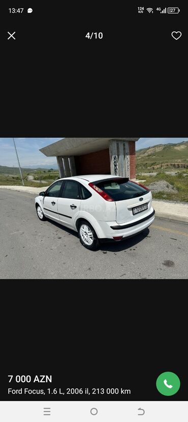 Ehtiyat hissələri: Ford Focus: 1.6 l | 2006 il 213000 km Hetçbek