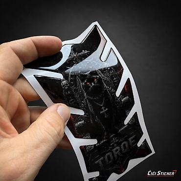 prodaja ventilatora: Torque Black Cat Tank Pad – 3D Zaštita Rezervoara - 2822 Torque Black — 2