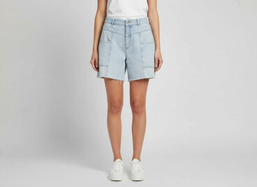 stradivarius jasne jeansy: Stradivarius, Szorty damskie, rozmiar S