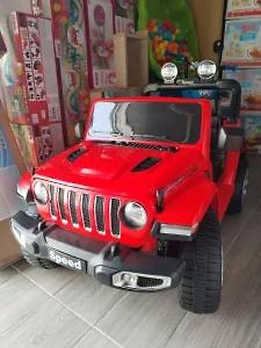 Dečiji električni automobili: Dečiji električni džip – crveni “Super Car” (Speed) - Električno — 27