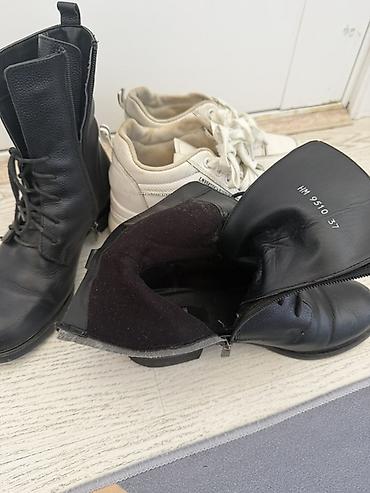 Ботинки и ботильоны: Ботинки, 37, H&M, Б/у, цвет - Черный, Самовывоз — 2