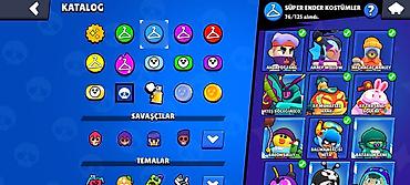 qızıl boyunbağı: Brawl Stars hesabı – yüksək səviyyəli oyun profili - Kupa yolu: 44 — 7
