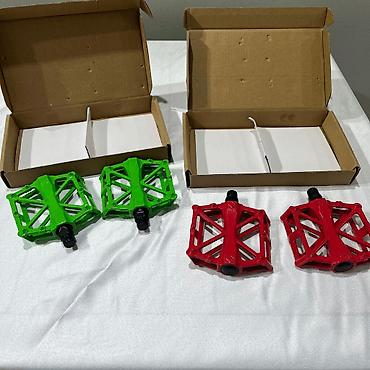 Велозапчасти: 🚴 Педали цветные для велосипеда алюминиевые Сочетая в себе стиль — 9