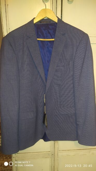 Костюмы: Пиджак (костюм мужской), Bosmenti, цвет Парламент, темно-голубой, 54 — 11