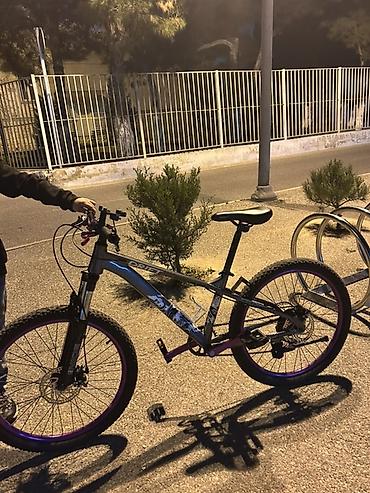 motorlu velo: Dağ velosipedi – alüminium gövdə, sərt ön çəngəl və disk əyləclər - — 1