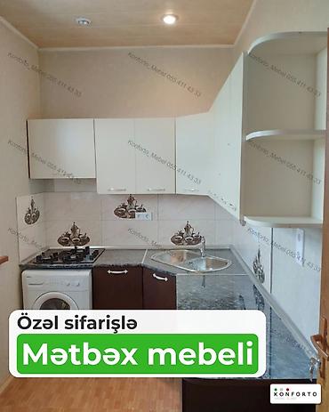 kunc dolablar: Sifarişlə mətbəx dəsti, MDF — 1