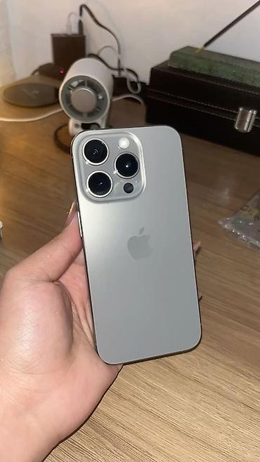 Apple iPhone 15pro (серия Pro, серебристый/«Natural Titanium» АКБ 81 в