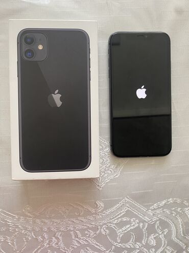Apple iPhone: IPhone 11, 64 GB, Black Titanium, Face ID, Sənədlərlə