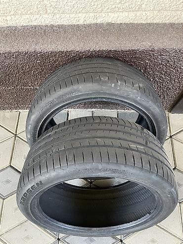 продам шины бу: Продаю пару летней резины .
235.40.18 Китай на одном есть шишка — 2