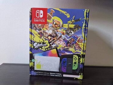 Video igre i konzole: Konzola Nintendo Switch OLED Splatoon 3 Edition Garancija 12meseci