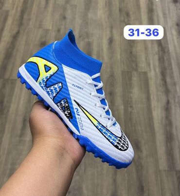 Бутсы: Детские футбольные бутсы Nike с технологией Flyknit. Удобная модель с — 9