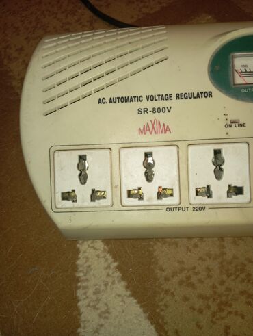 Generatorlar: Maxima SR-800V avtomatik gərginlik tənzimləyicisi. 4 çıxış yuvası ilə — 2