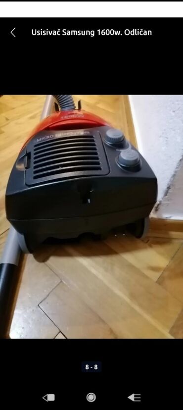 aeg usisivac: Usisivač samsung na kesu ispravan dobar 1600 w. Dobar odličan je
