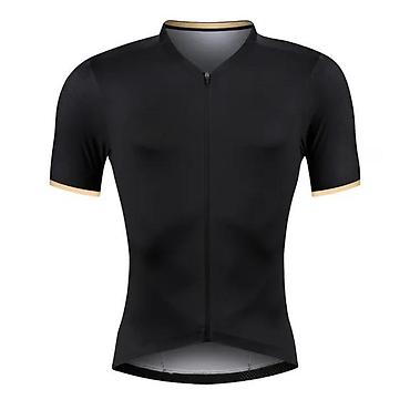 Oprema za bicikliste: DRES FORCE KRATKI RUKAV, CRNA-ZLATNA | Dres je dizajniran za vozače — 1