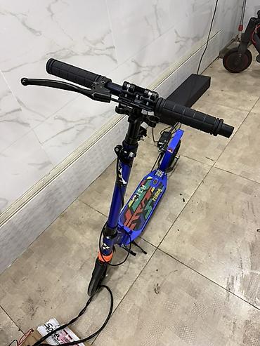 Электротранспорт: Şəhər üçün elektrik skuter - Rəng: mavi, rəngarəng “City Riding” — 5