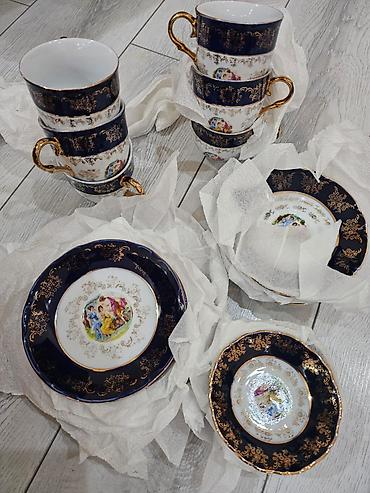 Qab-qacaq və mətbəx ləvazimatları: Çay dəsti, Madonna, 6 nəfərlik, Çexiya — 8