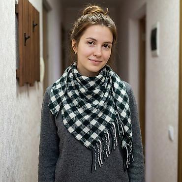 Шарфы, палантины: Шарф, Новый, Унисекс, цвет - Черный — 2