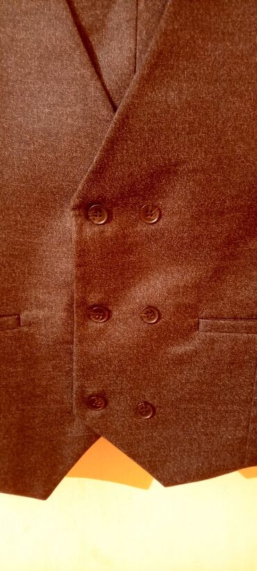 Kostyumlar: Kişi kostyumu – üç hissəli dəst - Rəng: tünd boz (melanj effektli) - — 6