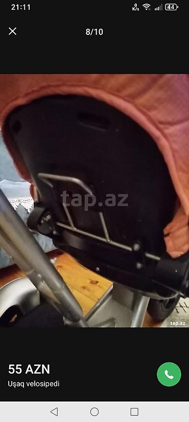 velosiped 4 tekerli: Salam əla vəziyyətdə uşağ velosipedidir təkərlər kamerdi real alıcı — 8