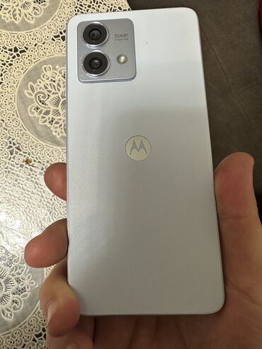 бронепленка на телефон: Motorola Moto G54, Колдонулган, 128 ГБ, түсү - Көгүлтүр, 2 SIM