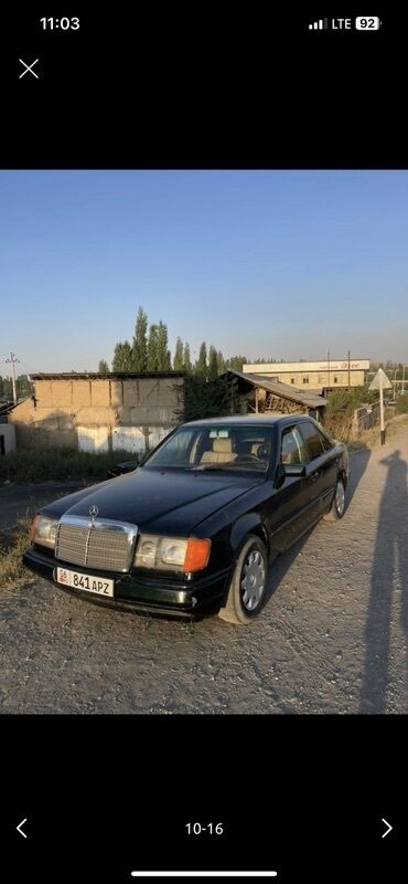 124 мер: Mercedes-Benz E‑Class W124, седан, черный цвет. Ключевые особенности