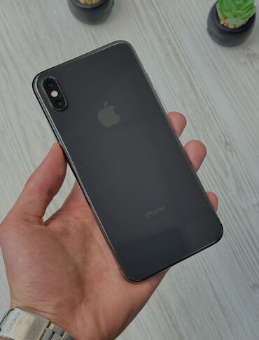 Apple iPhone: IPhone Xs Max, 256 GB, Jet Black, Zəmanət, Kredit, Barmaq izi