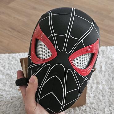 Digər aksesuarlar: 🕷️ Miles Morales (qırmızı-qara) Elektrik Spidey Maskası Realistik və — 1