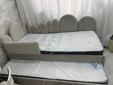 двухъярусная кровать для детей: Для девочки и мальчика, Кровать, С матрасом, С выдвижными ящиками