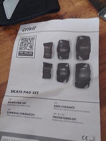 Oprema za klizanje: Set zaštitne opreme za biciklo,skejt,rolere itd – Crivit Skate Pad Set — 9