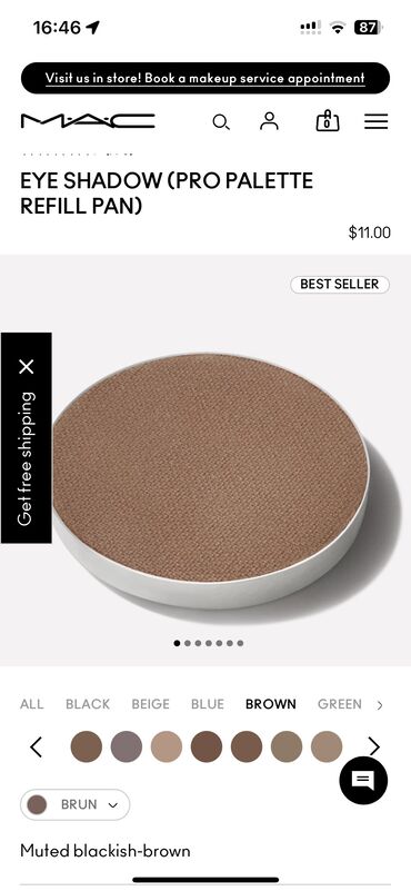 Üz makiyajı: Kirşan, Nars, İşlənmiş, Ünvandan götürmə — 12