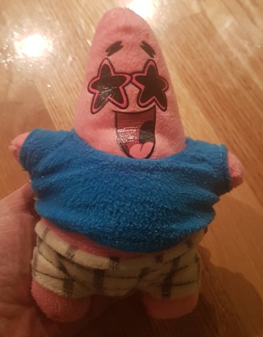 majice za kupanje sa uv zastitom za decu: Plisana igracka patrik - sundjer bob - nickelodeon