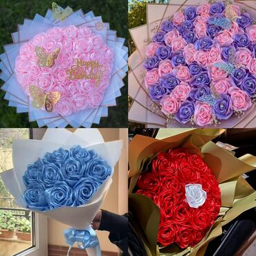 Süni güllər: Suni Gullerin sifarisle hazirlanmasi qiymetler olculere gore deyisir — 1